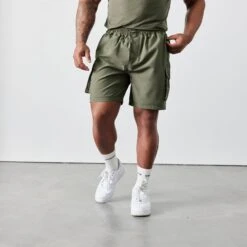 Vanquish Utility V2 Khaki Cargo Shorts 8 Vanquish Utility V2 Khaki Cargo Shorts -Vanquish Fitness vanquish utility v2 khaki cargo shorts 167047