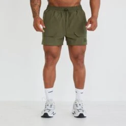 Vanquish Utility V3 Khaki 4" Shorts