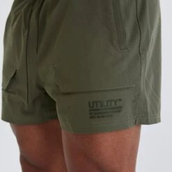 Vanquish Utility V3 Khaki 4" Shorts -Vanquish Fitness vanquish utility v3 khaki 4 shorts 910505